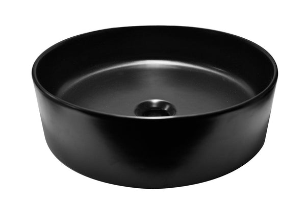 Link waskom rond 40 x 12 cm céramique mat noir