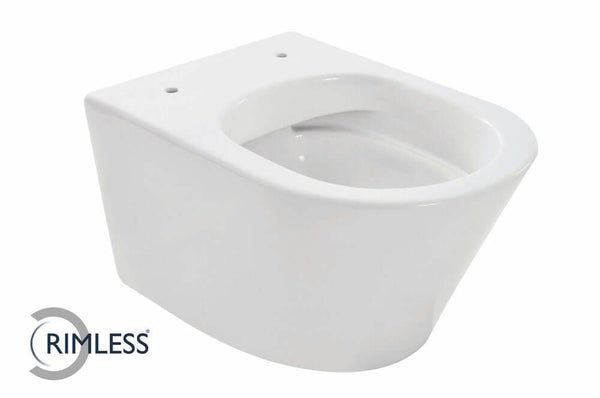 Vesta Randloos Wandtoilet Zonder Zitting Wit Wiesbaden