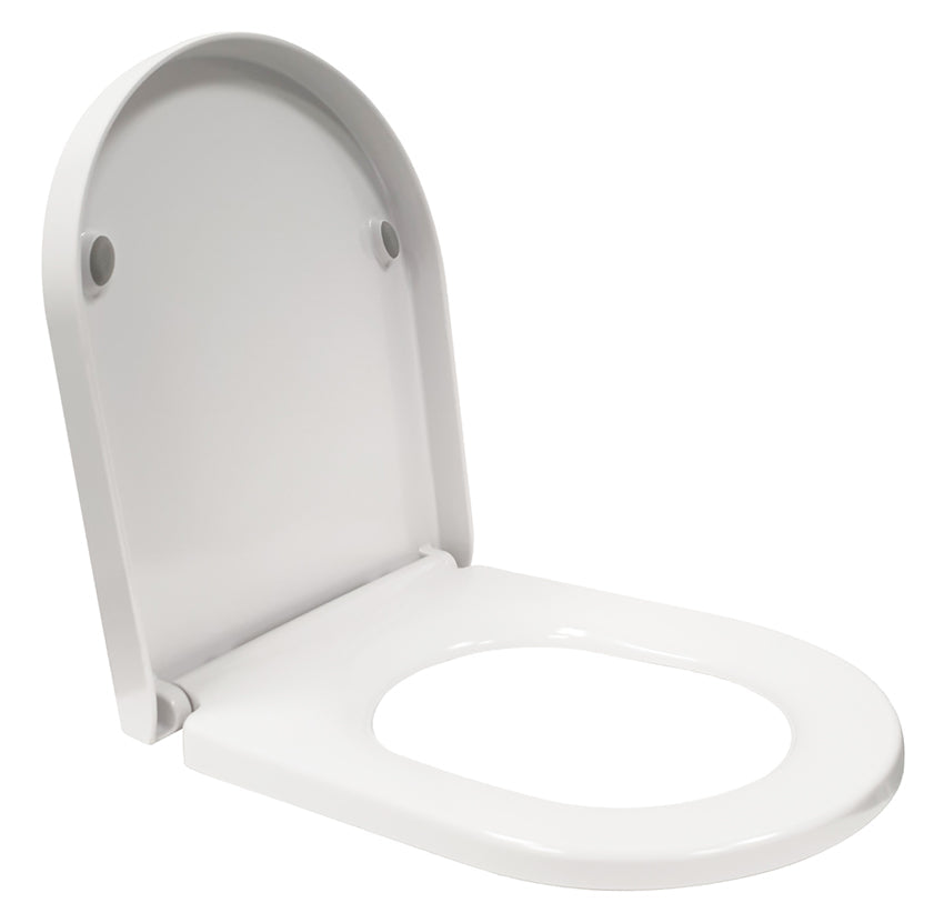 Arco Toilettensitz Softclose und Quick Release Glanz Weiß