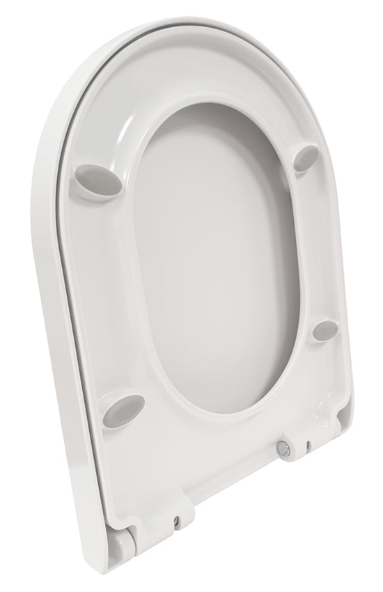 Arco Toilettensitz Softclose und Quick Release Glanz Weiß