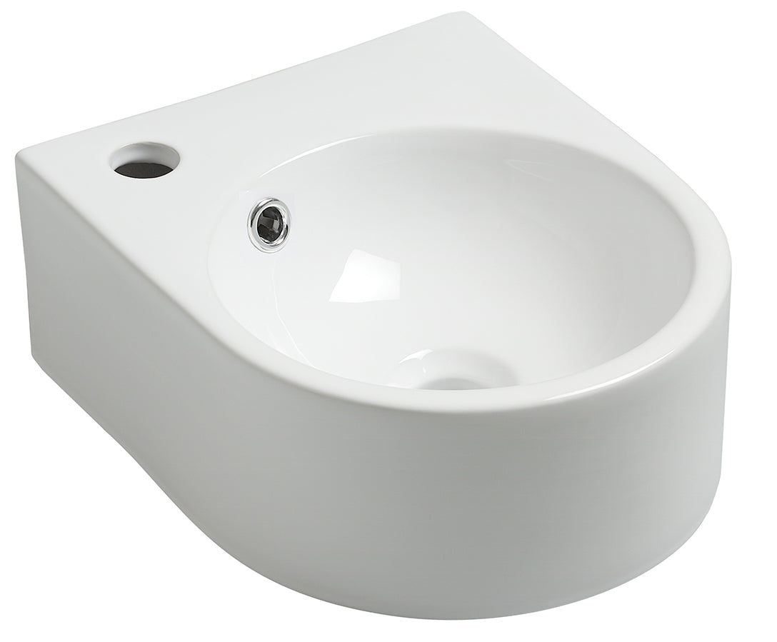 Wiesbaden Erato fontein 34 x 27,5 x 12 cm – Glans wit
