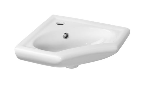 Trevi Eckbrunnen 35 x 35 x 15 cm Keramik Glanz Weiß