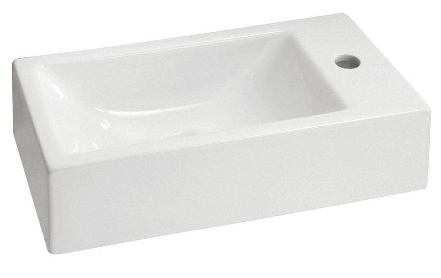 Xellanz Metis fontein 50 x 30 x 13 cm glans wit – originele productfoto zonder kraan