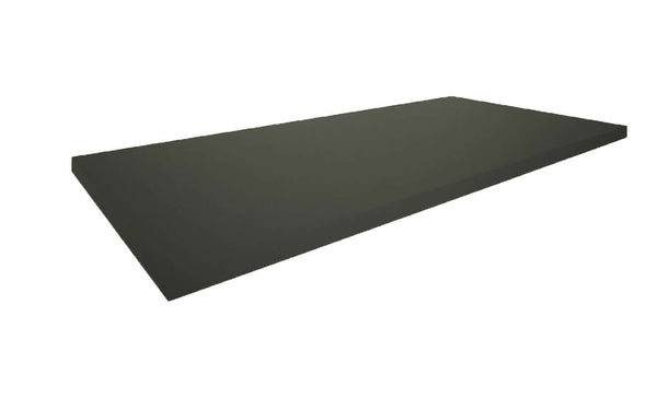 Marmaris plateau supérieur 100x46x2,5 cm noir mat