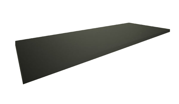 Marmaris Plateau supérieur 120x46x2,5 cm noir mat