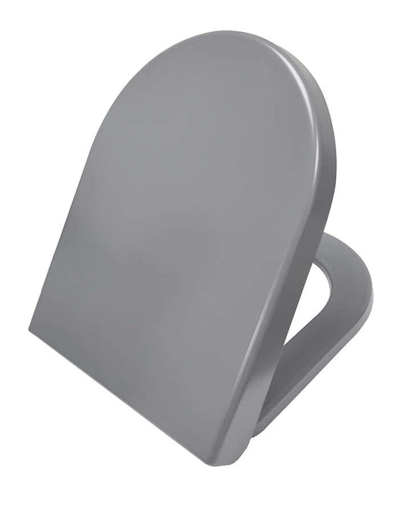 Vesta Soft-Close Toiletbril voor Wandtoilet 52 cm Mat Grijs Wiesbaden