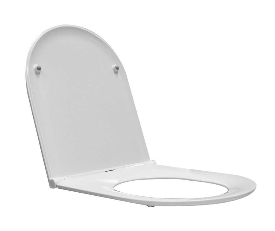 Flatline 2.0 Toilettensitz Wiesbaden mit Deckel Weiß