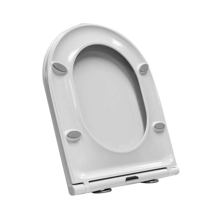 Flatline 2.0 Toilettensitz Wiesbaden mit Deckel Weiß
