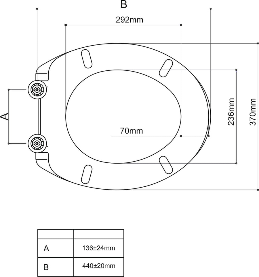 Neptunus toiletzitting glans wit