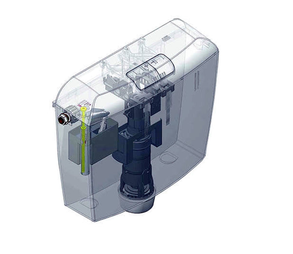 Réservoir suspendu en plastique blanc