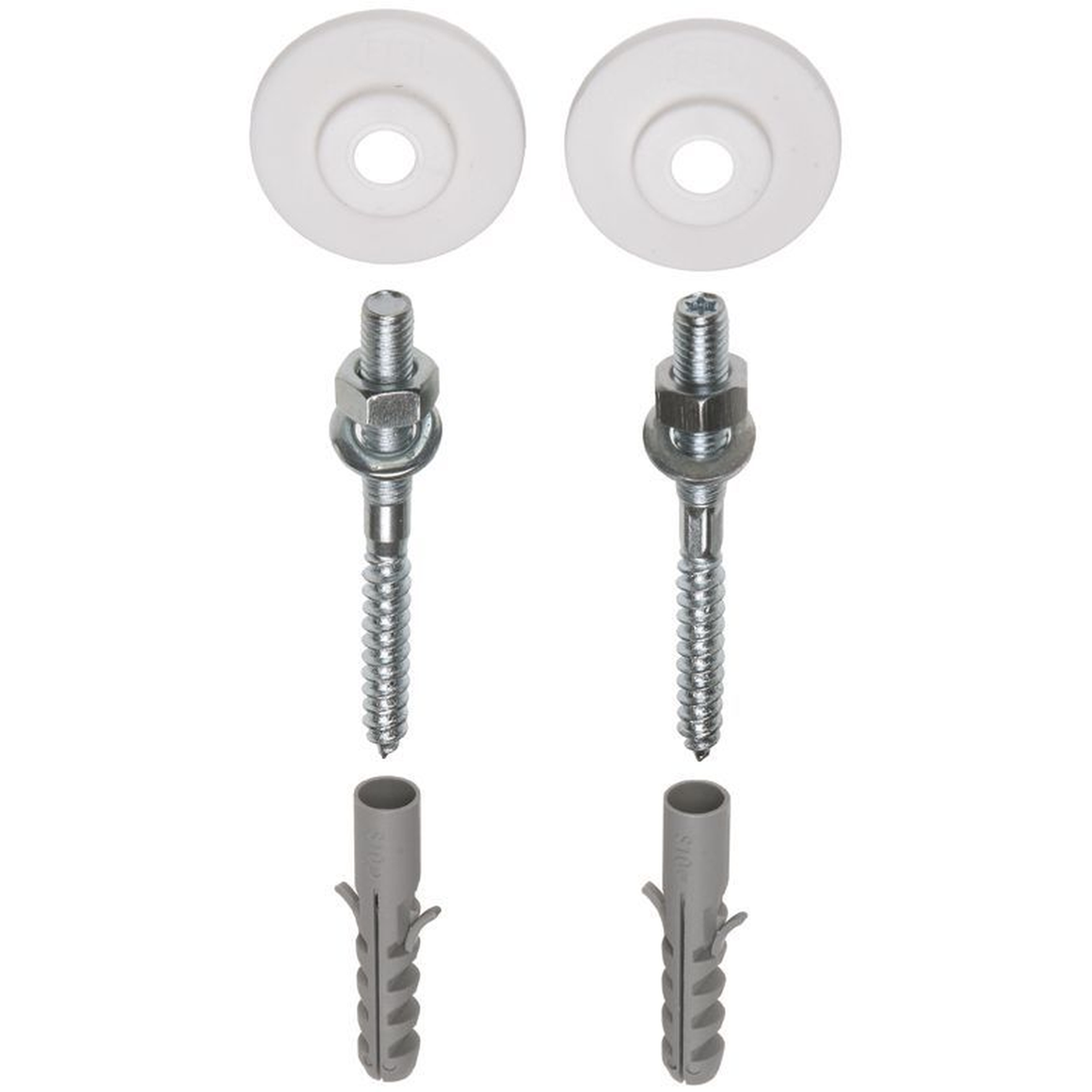 Riko Plugboutenset M8×90 mm voor fontein, 2 stuks - productfoto - setinhoud