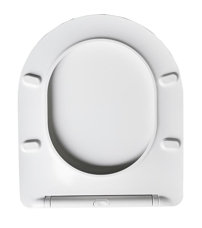 Nibiru Toilettensitz Softclose und Schnellverschluss glänzend weiß