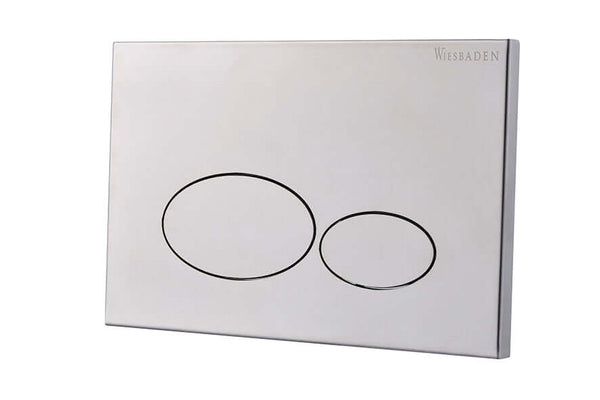X32 Metal drukplaat voor inbouwreservoir RVS geborsteld
