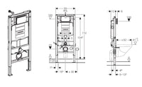 Geberit Duofix UP320 inbouwreservoir detail