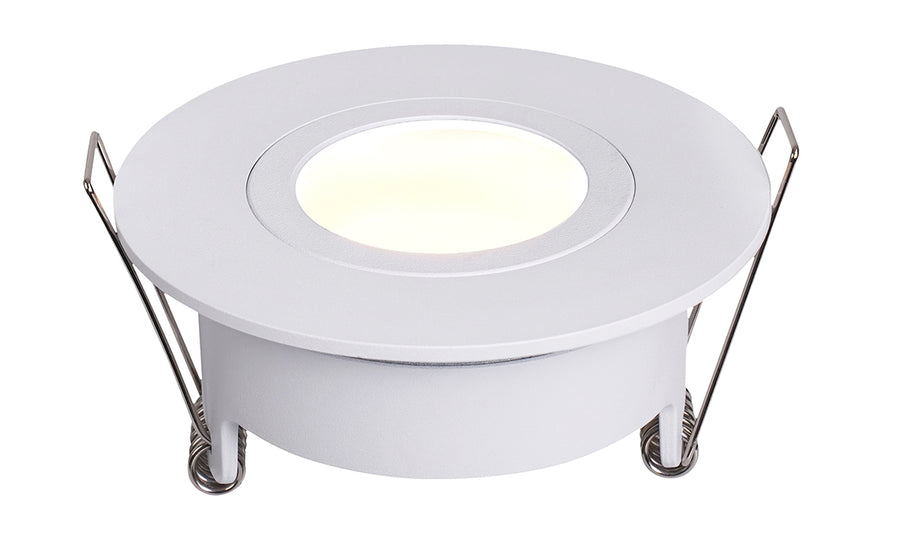 Wiesbaden Spotz inbouwspot enkel dimbaar Mat wit - productfoto