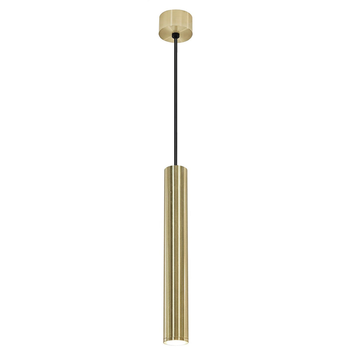 Wiesbaden Oriona hanglamp dimbaar Geborsteld messing - productfoto