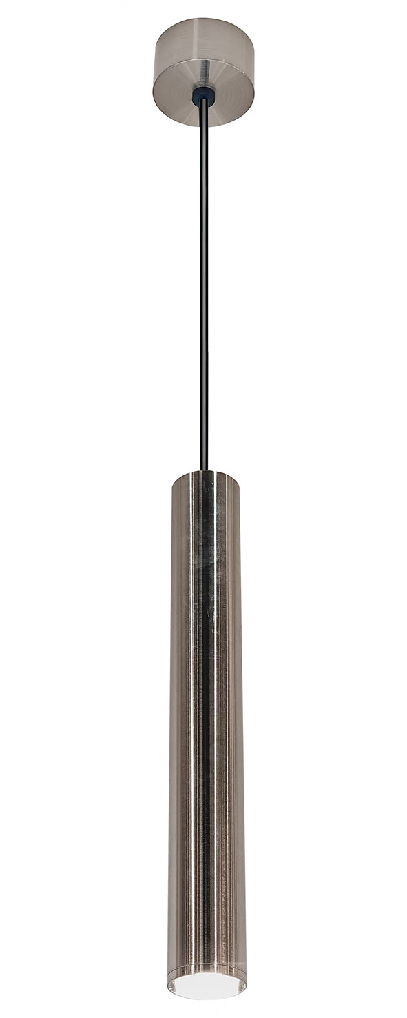 Wiesbaden Oriona hanglamp dimbaar geborsteld staal - productfoto