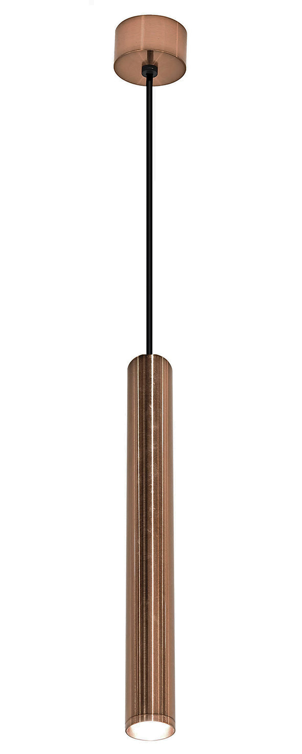 Wiesbaden Oriona hanglamp dimbaar geborsteld brons koper - productfoto