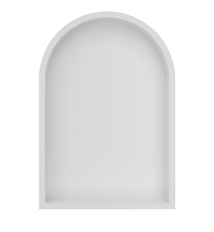 Wiesbaden Demis inbouwnis ovaal 30 x 45 x 7 cm / Mat wit - productfoto