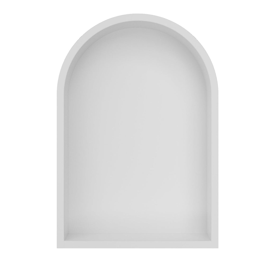 Wiesbaden Demis inbouwnis ovaal 30 x 45 x 10 cm / Mat wit - productfoto