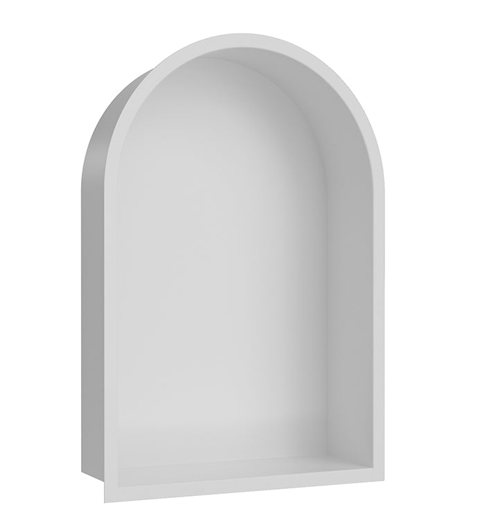 Wiesbaden Demis inbouwnis ovaal 30 x 45 x 10 cm / Mat wit - productfoto