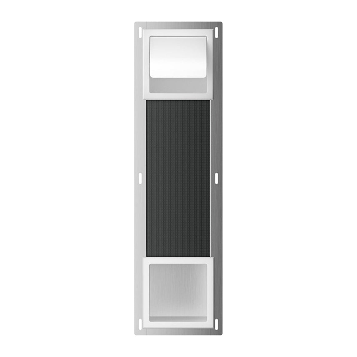 Xellanz Rocko toiletrolhouder met klep en reserverolhouder Mat wit - productfoto