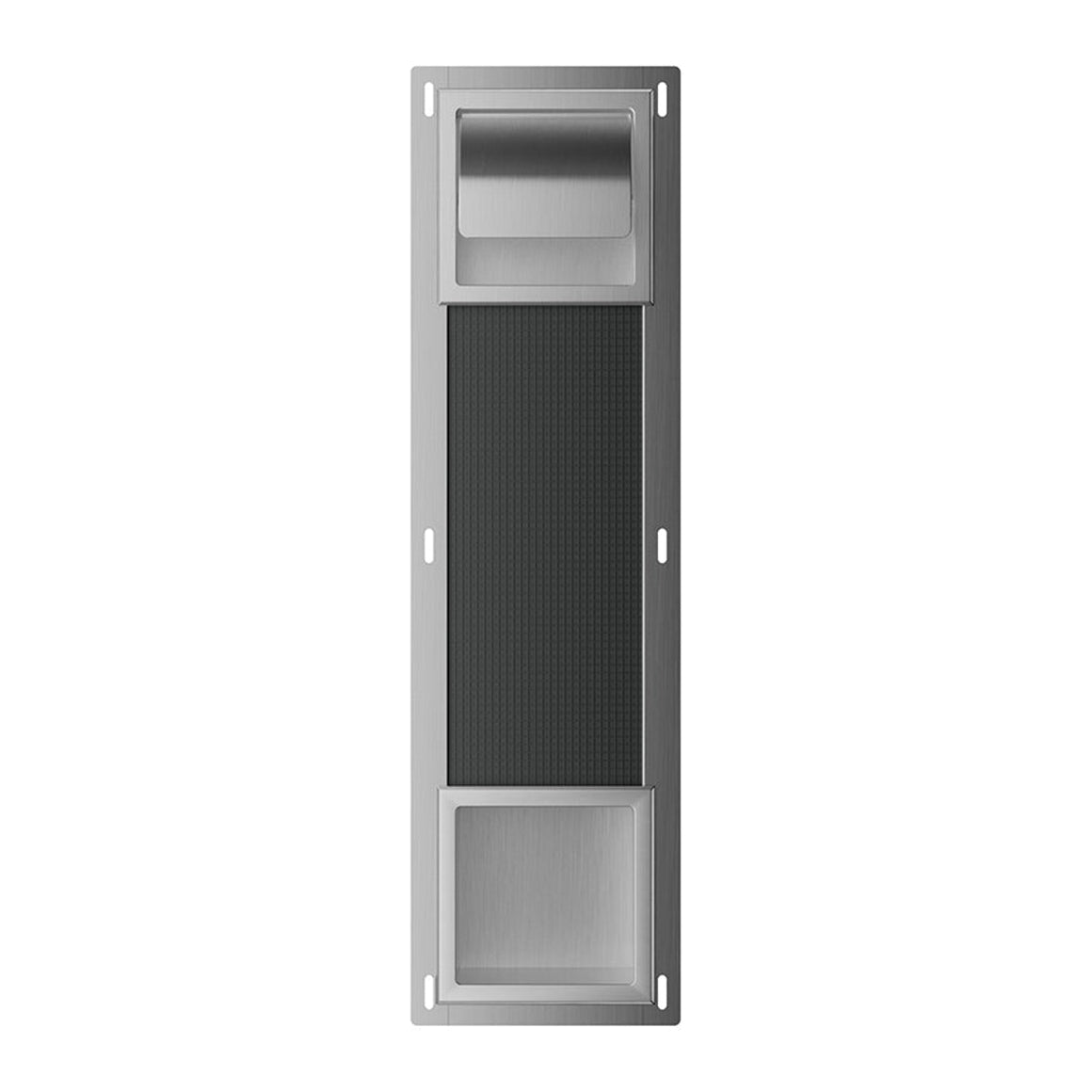 Xellanz Rocko toiletrolhouder met klep en reserverolhouder RVS - productfoto