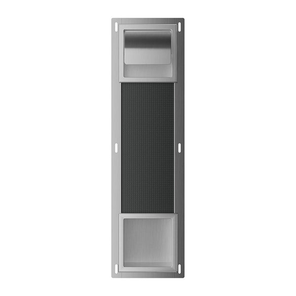 Xellanz Rocko toiletrolhouder met klep en reserverolhouder inbouw