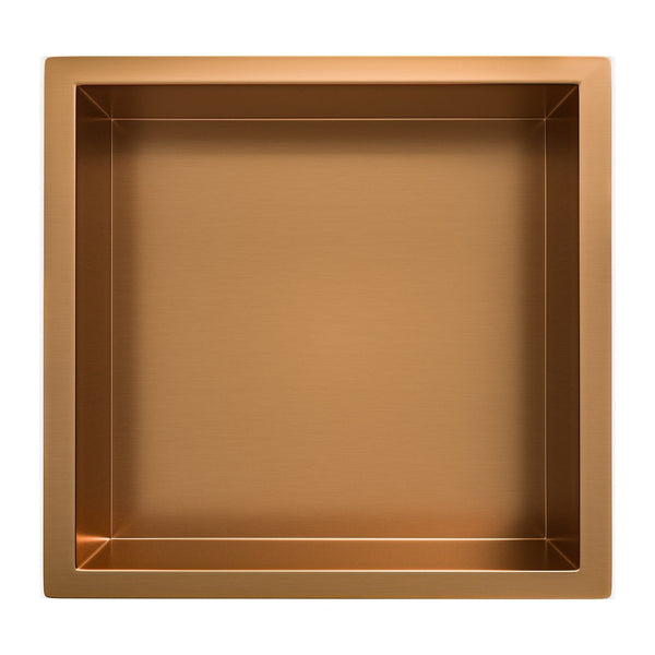 Niche encastrable Wiesbaden Demis bronze brossé cuivré