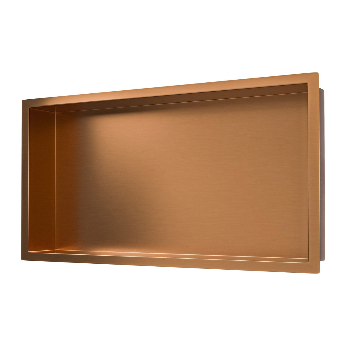 Wiesbaden Demis inbouwnis geborsteld brons koper 30 x 60 x 10 cm - productfoto