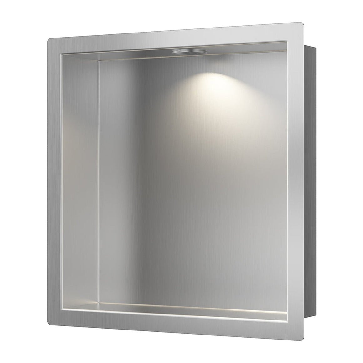 Wiesbaden Demis inbouwnis met LED RVS - productfoto