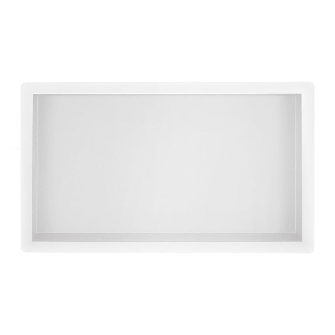 Wiesbaden Demis inbouwnis 30 x 60 x 7 cm / Mat wit - productfoto