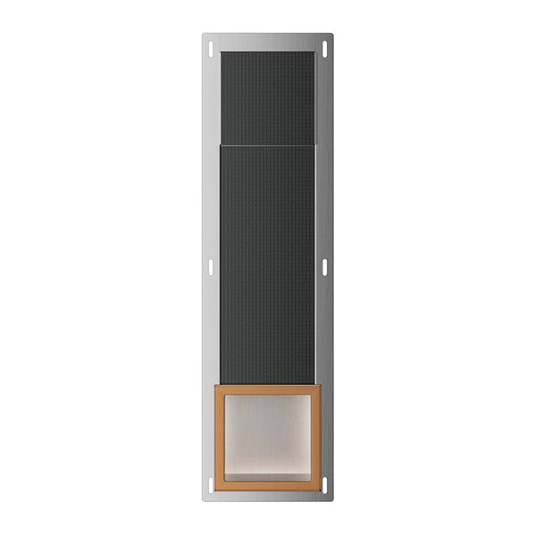 Porte-rouleau Rocko encastré bronze brossé cuivre