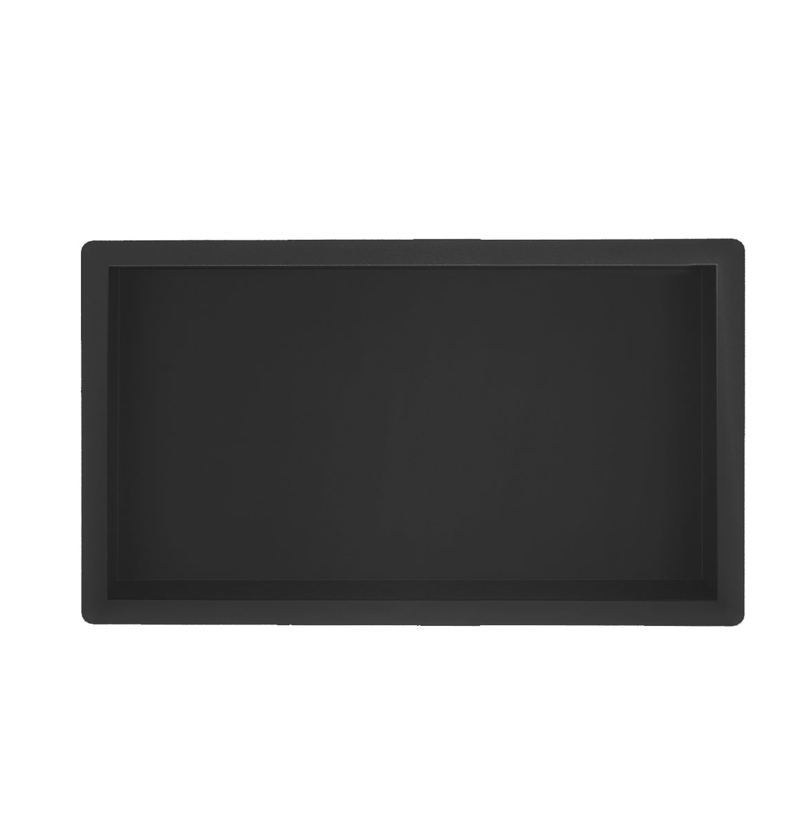 Wiesbaden Demis inbouwnis 30 x 60 x 7 cm / Mat zwart - productfoto
