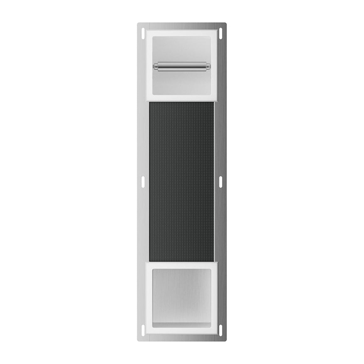 Xellanz Rocko toiletrolhouder zonder klep en reserverolhouder Mat wit - productfoto