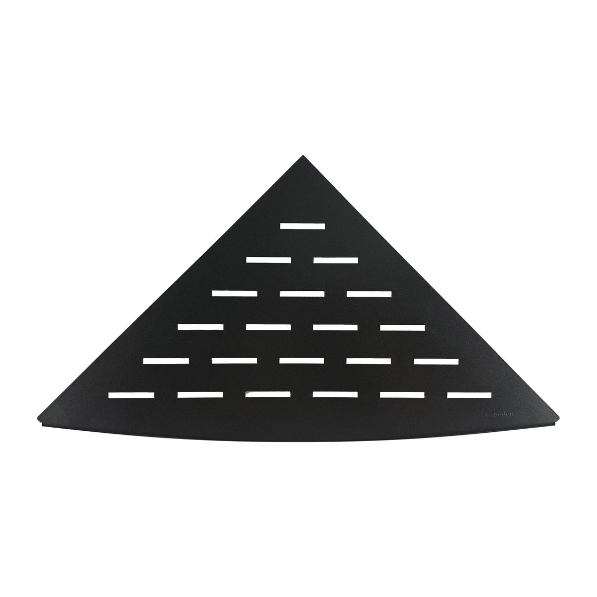 Wiesbaden InWall hoekplanchet Mat zwart - productfoto