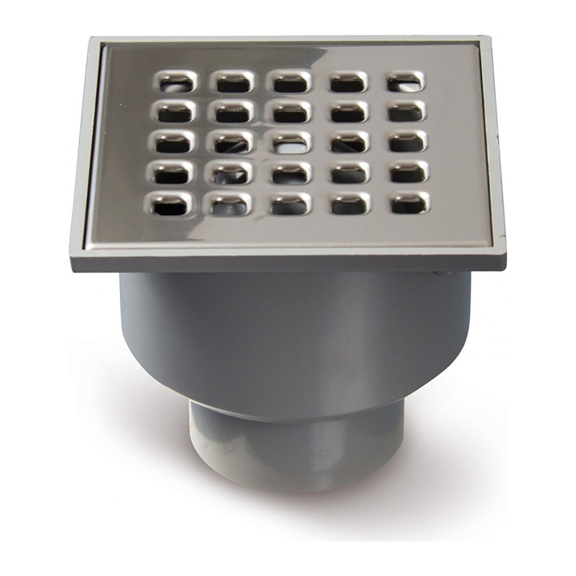 Xellanz Doucheput 10,5 x 10,5 cm RVS - productfoto
