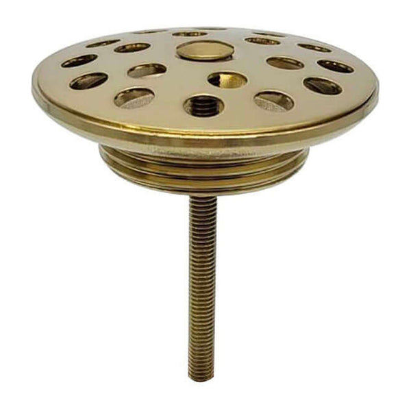 Xellanz Korv open afvoerplug rooster 5/4" geborsteld messing PVD