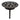 Xellanz Korv open afvoerplug gunmetal - productfoto