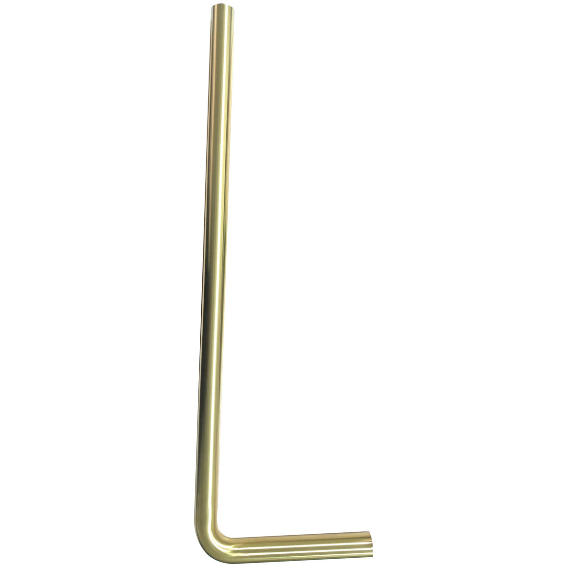 Wiesbaden UniMatch vloerbuis 75 x 22 x 3,2 cm geborsteld messing PVD - productfoto