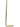 Wiesbaden UniMatch vloerbuis 75 x 22 x 3,2 cm geborsteld messing PVD - productfoto