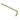 Wiesbaden UniMatch vloerbuis 75 x 22 x 3,2 cm geborsteld messing PVD - productfoto