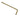 Wiesbaden UniMatch vloerbuis 75 x 22 x 3,2 cm geborsteld messing PVD - productfoto