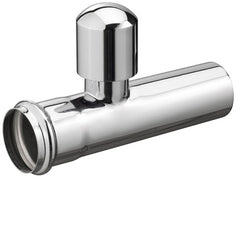 Riko chroom muurbuis recht met beluchter 32 mm - productfoto