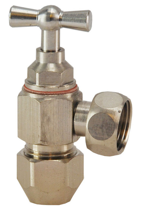 Riko hoekstopkraan 3210 3/8 x 10 mm chroom