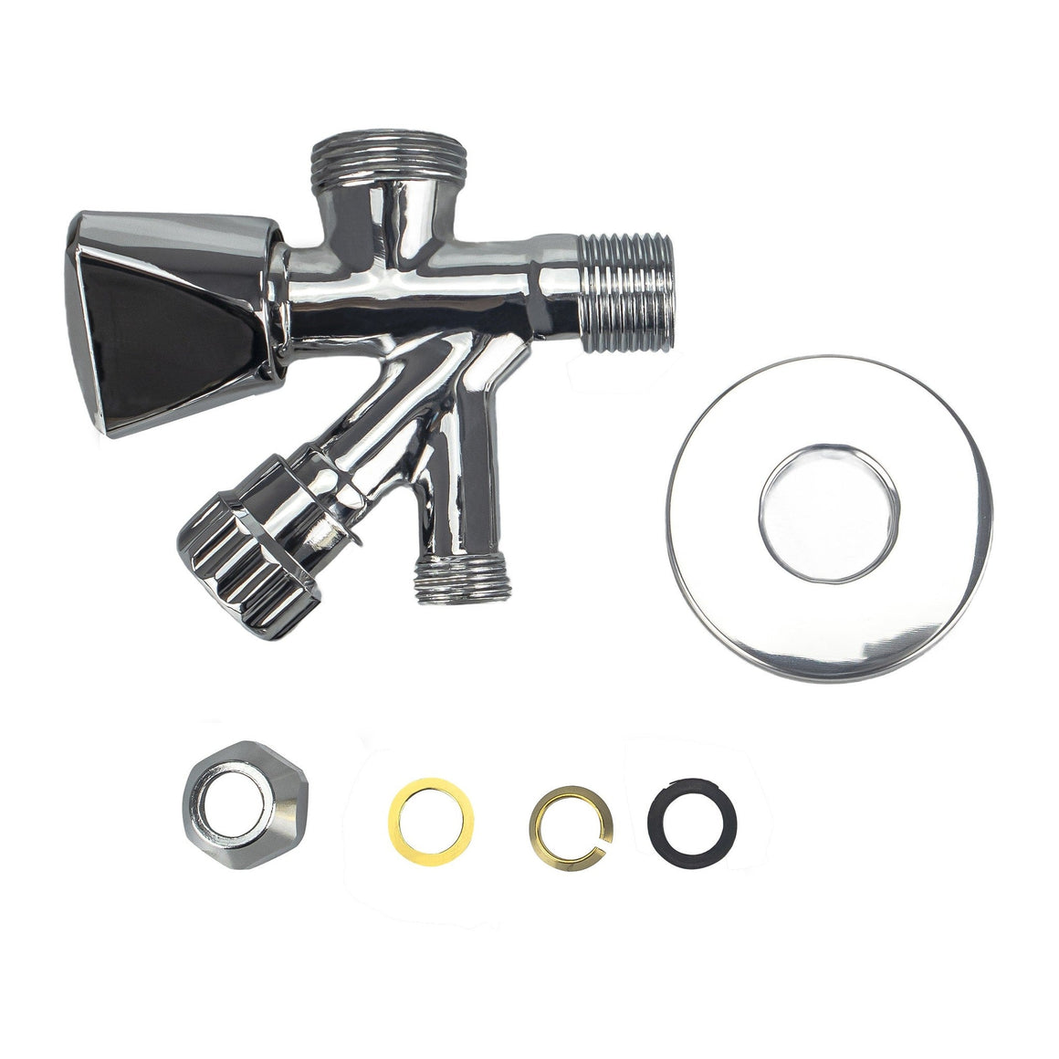Riko combinatie kraantje 1/2 x 3/4 x 10 mm chroom - productfoto