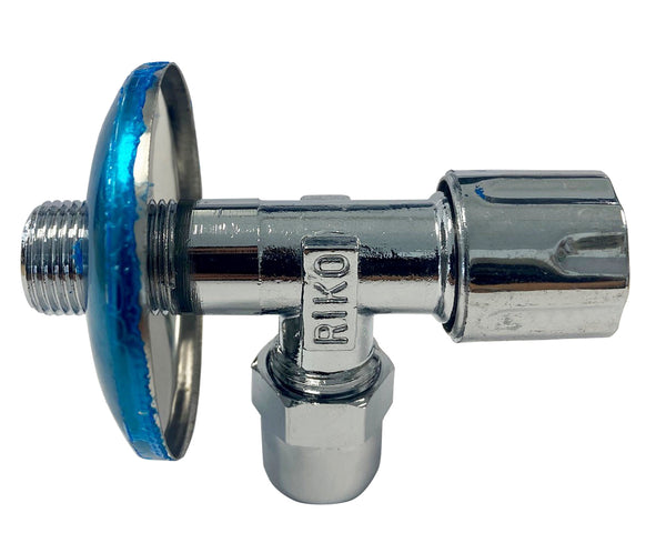 Riko hoekstopkraan 3/8 buitendraad x 10 mm