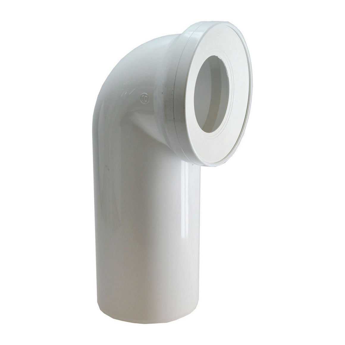 Riko Abu closetaansluitbocht 110 mm wit - productfoto
