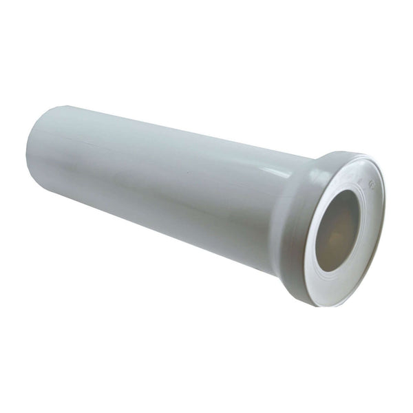 Raccord de sortie Abu droit 110mm x 400mm blanc