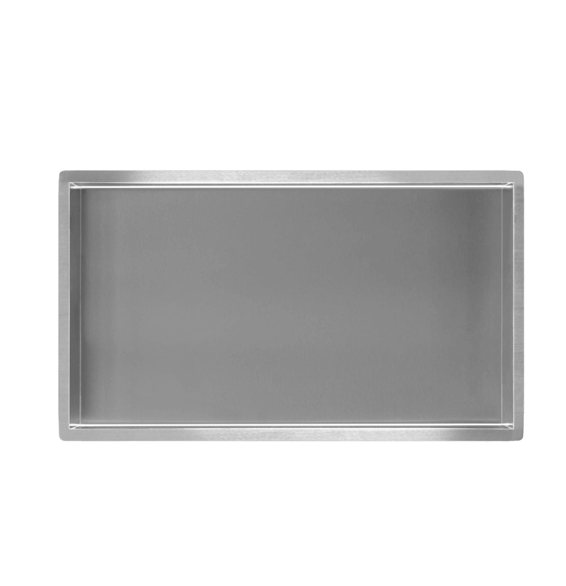 Wiesbaden Demis inbouwnis 30 x 60 x 10 cm / RVS - productfoto